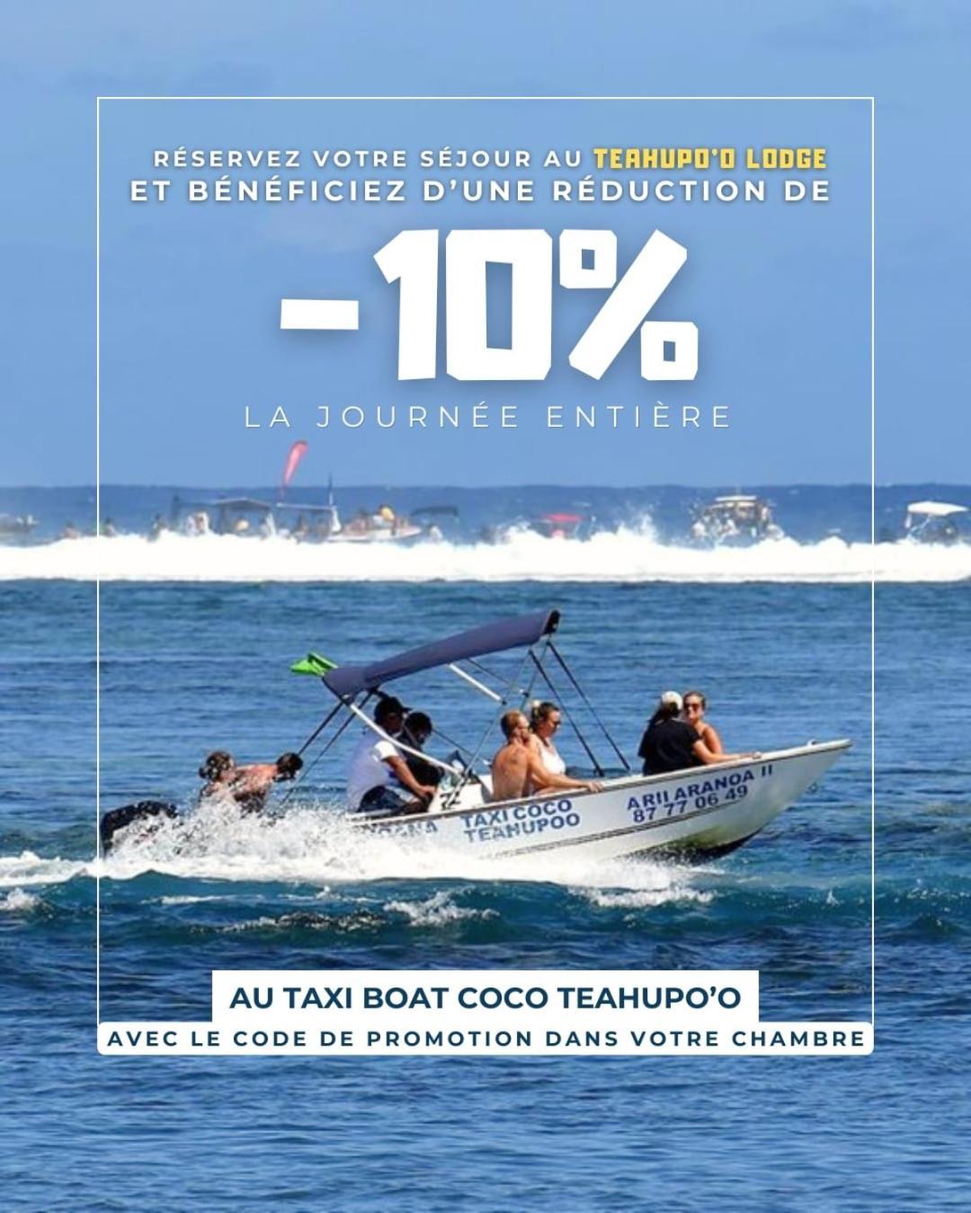 Teahupo'O Lodge - Cosy Studio Climatise Pa'Aihere - Entre Randonnees Et Activites Nautiques Teahupoo ภายนอก รูปภาพ